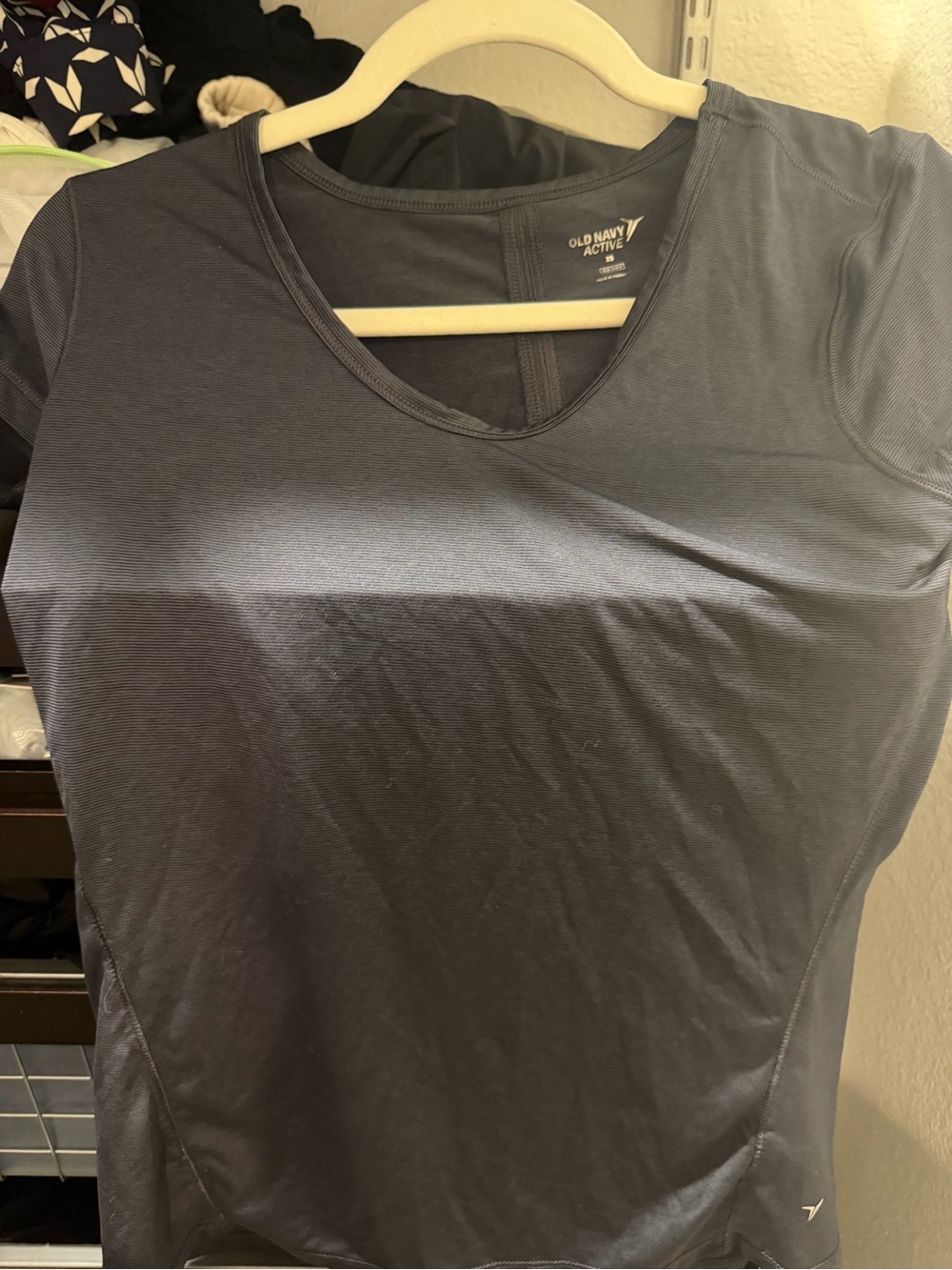 Old Navy Active Women's Gray Short-Sleeve Performance Tee
